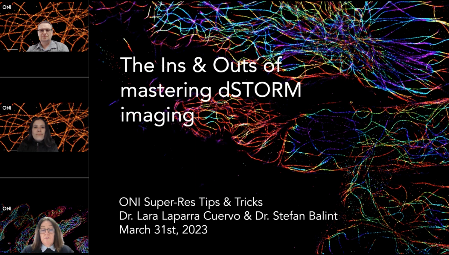 Webinar - dSTORM-2 Webinar - dSTORM-2